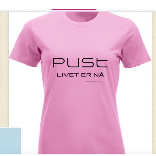 Lekker Lykke t-skjorte (Rosa)