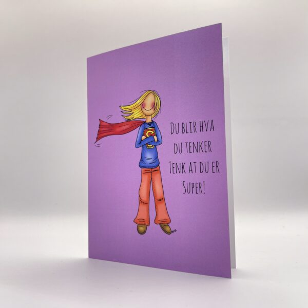 Gratulasjonskort Super