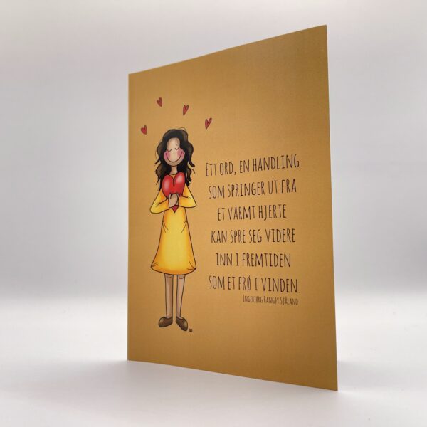 Gratulasjonskort Hjertevarme