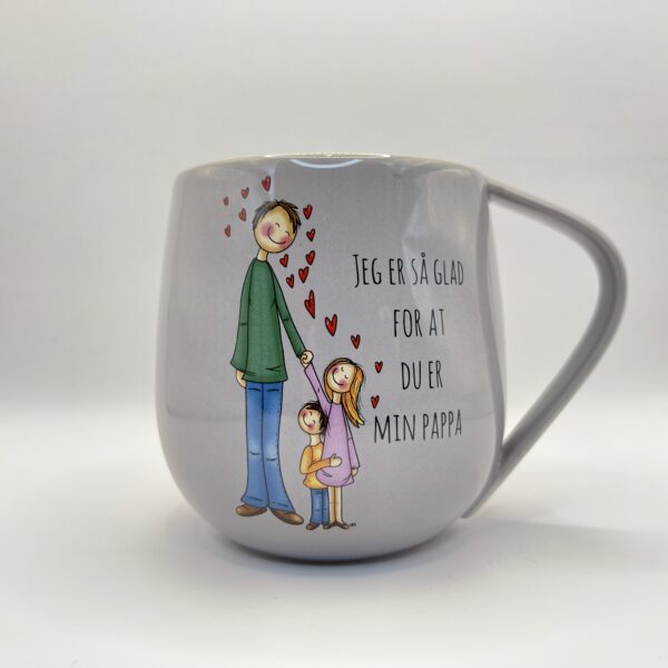 NYHET! Lykketegningkrus "Pappa!"
