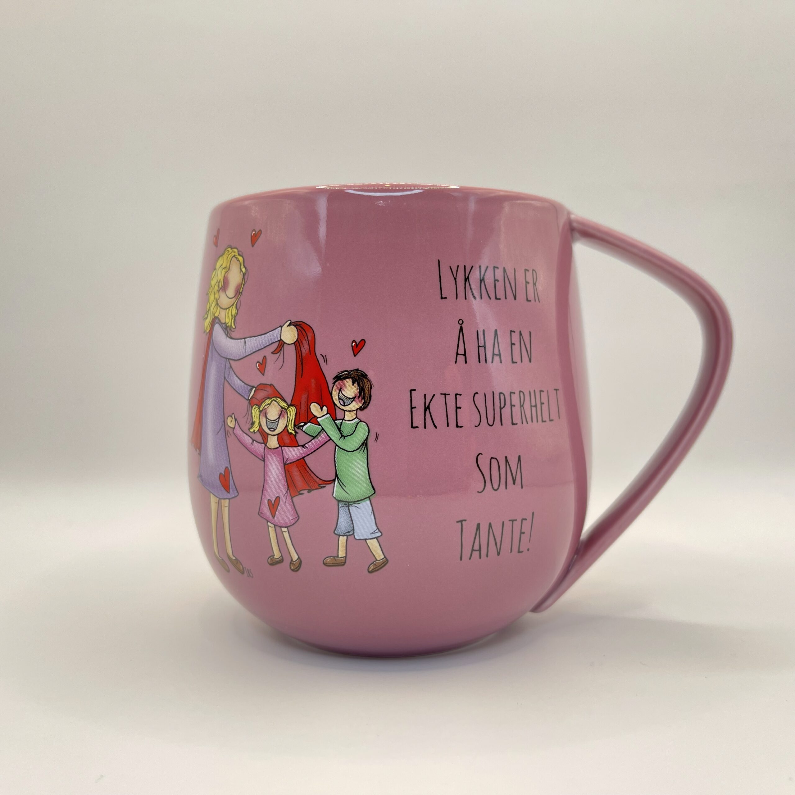 Lykketegningkopp; Tante!
