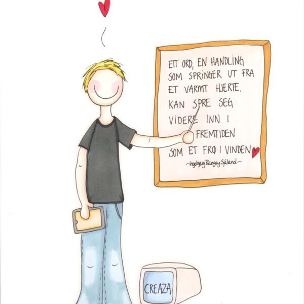 Tegning Lærergave
