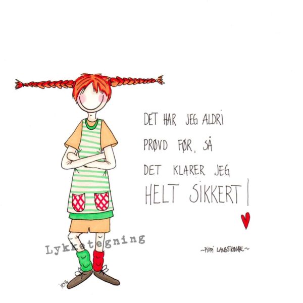 Illustrasjon fra Lykketegning. Det har jeg aldri..