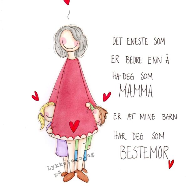 Tegning "Bestemor"
