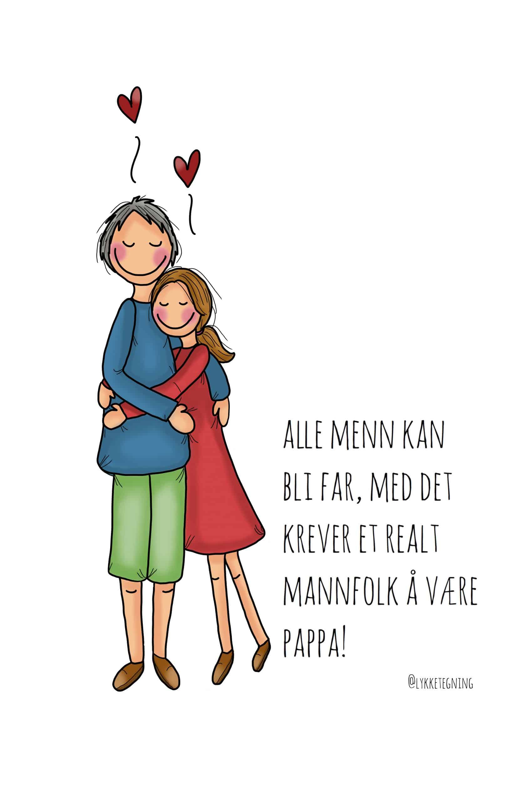Illustrasjon - "Pappa"