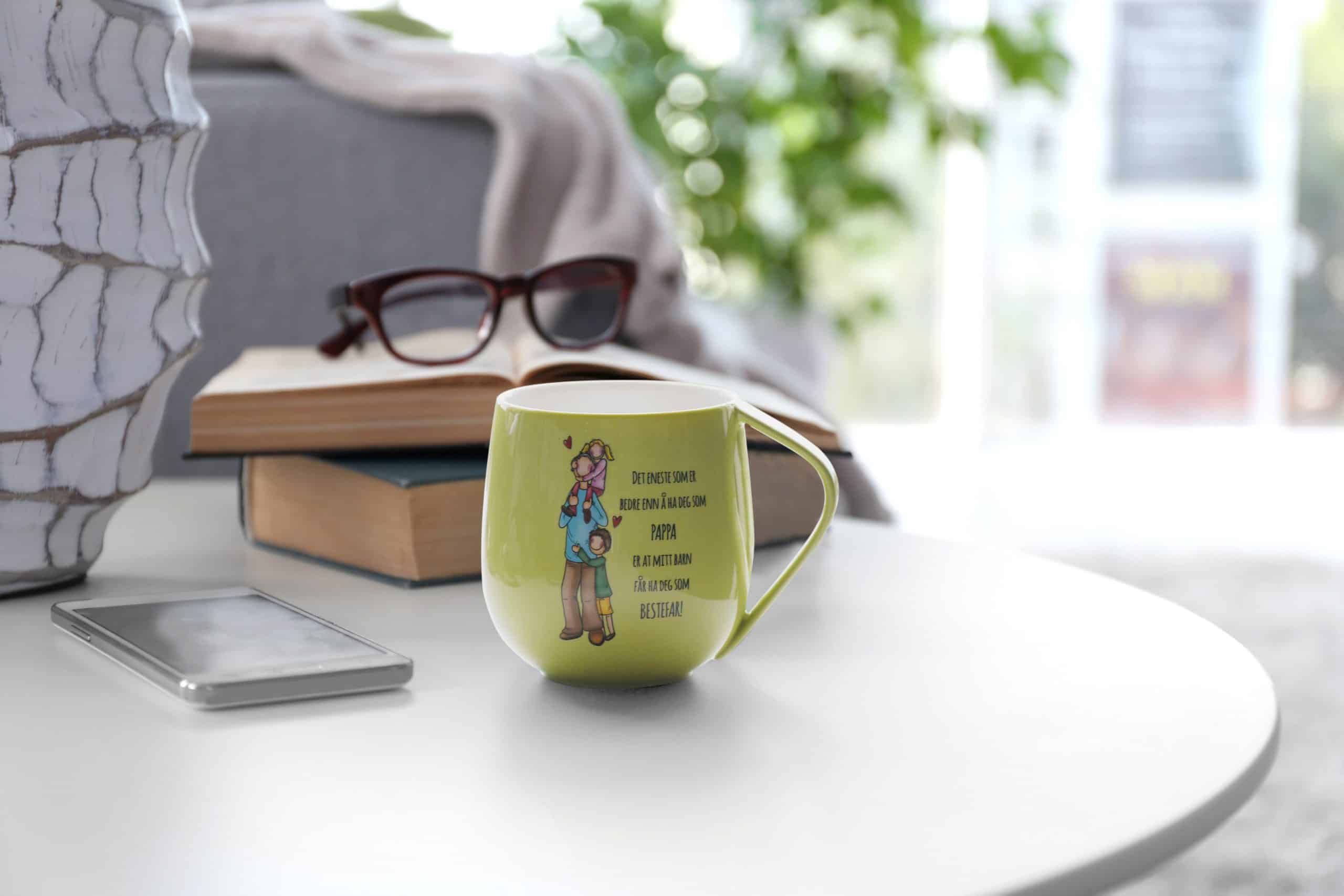 Lykkekopp til "BESTEFAR". (grønn) - Bilde 5