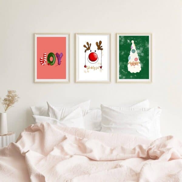 Juleplakat fra Lykketegning