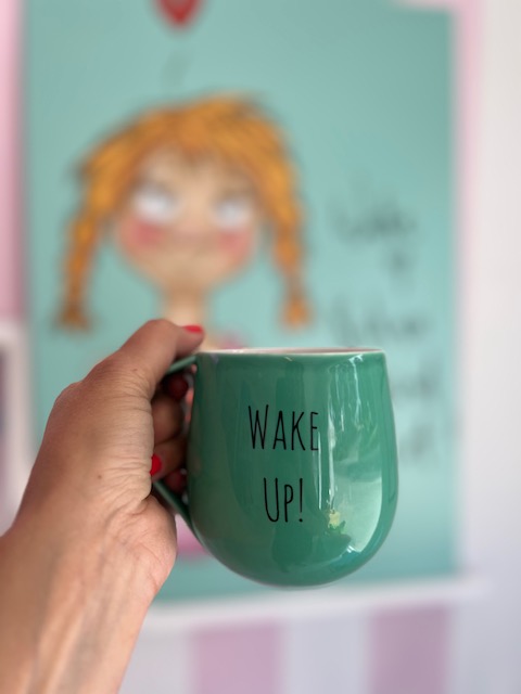 Lykketegning Mug: "Wake up" - Bilde 6