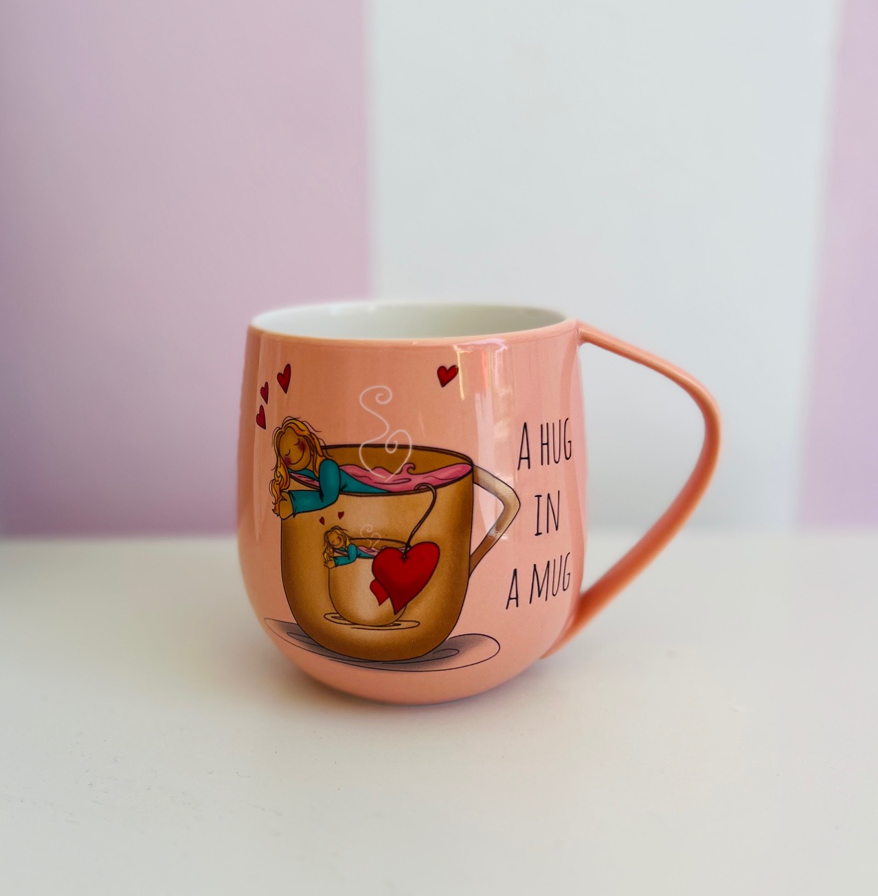 Lykketegning kopp: "Hug" - Bilde 5