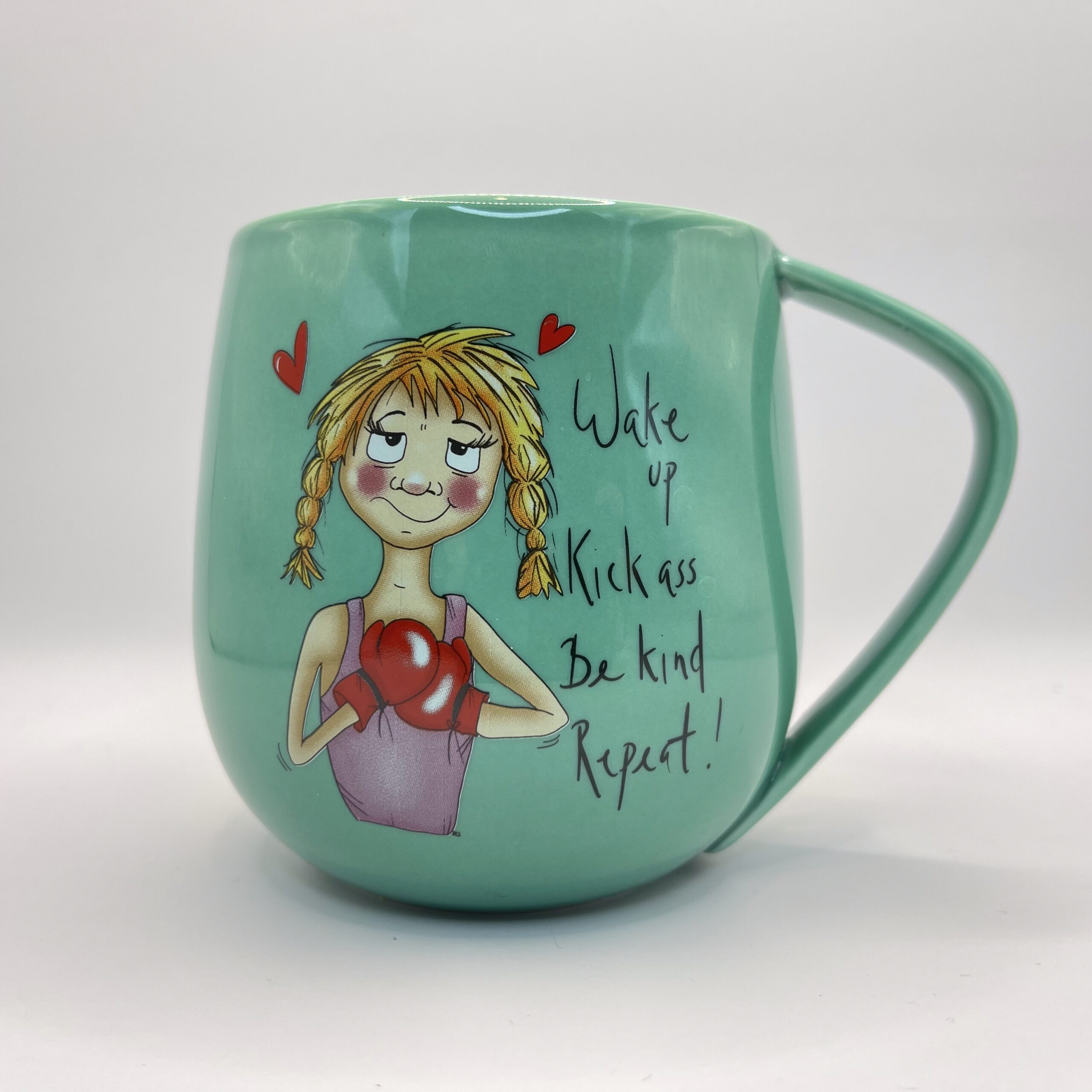 Lykketegning Mug: "Wake up"