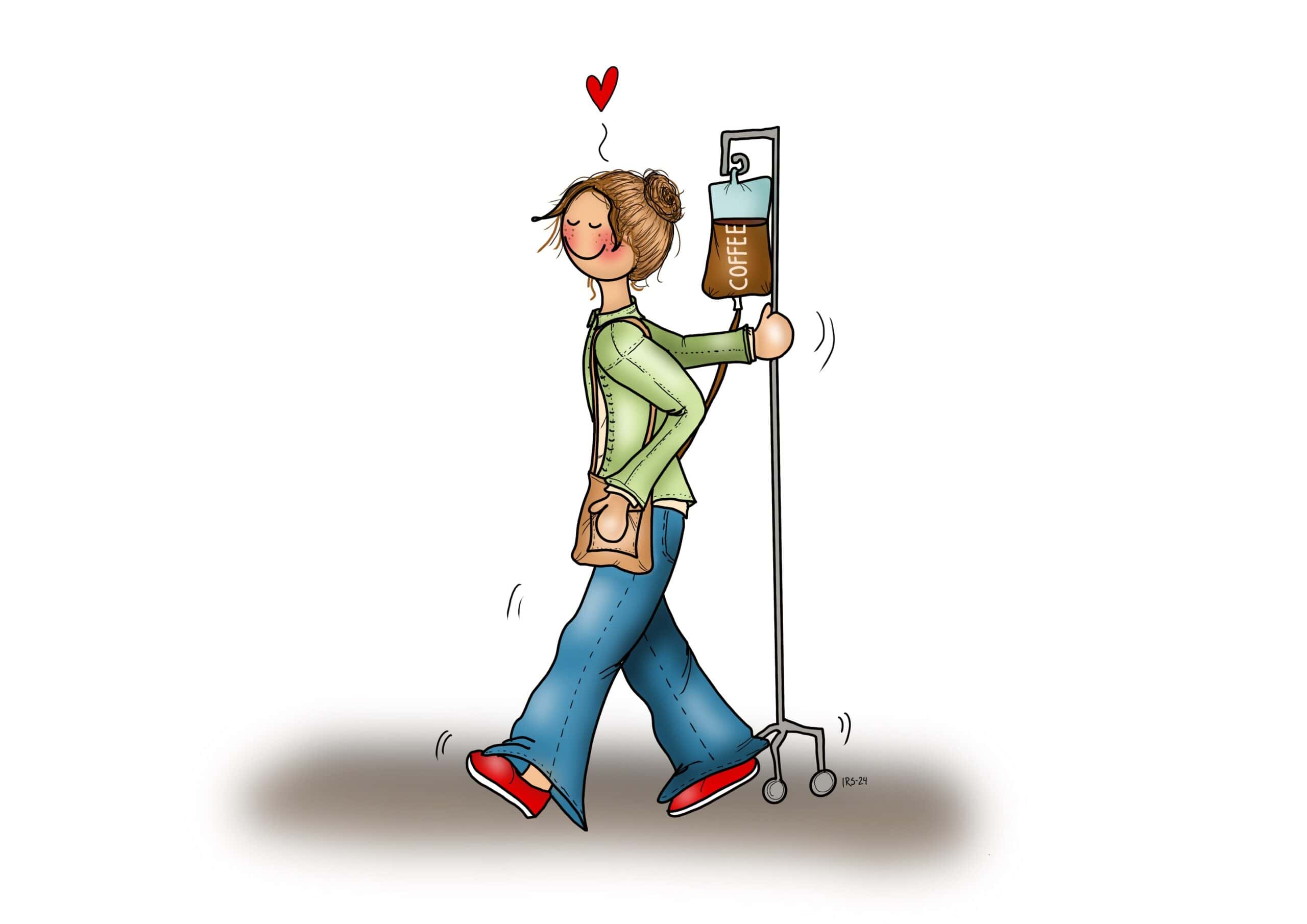 Lykketegning "Coffee to go"