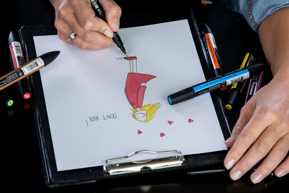 Lykketegning personlige tegninger