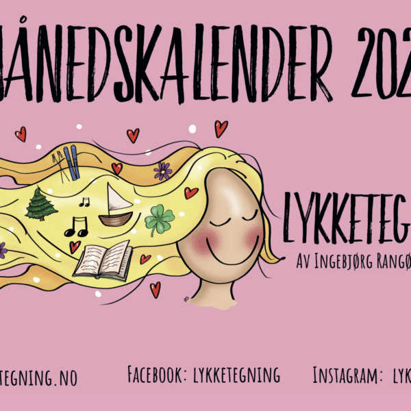 MÅNEDSKALENDER FOR 2026 LYKKETEGNING
