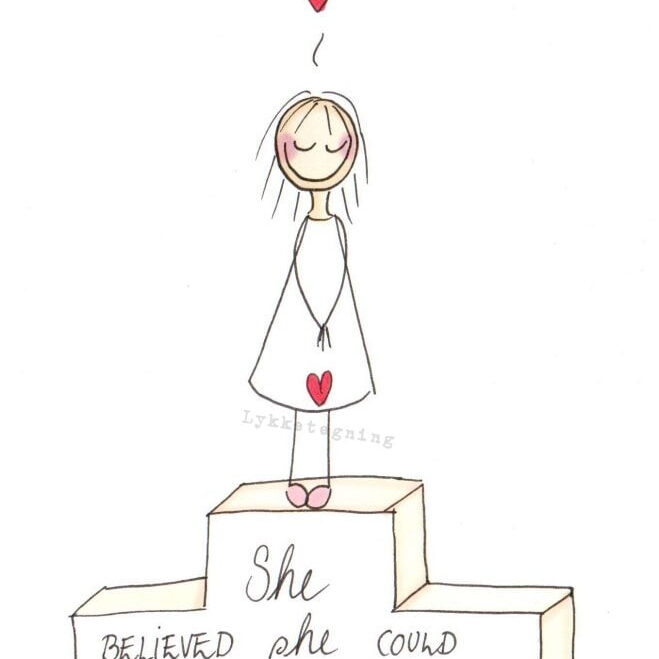 she believed she could so she did