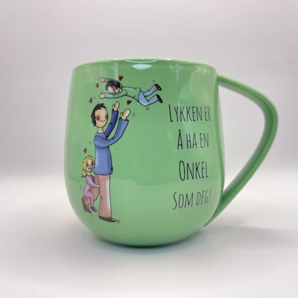 Taza del sorteo de la suerte; ¡tío!