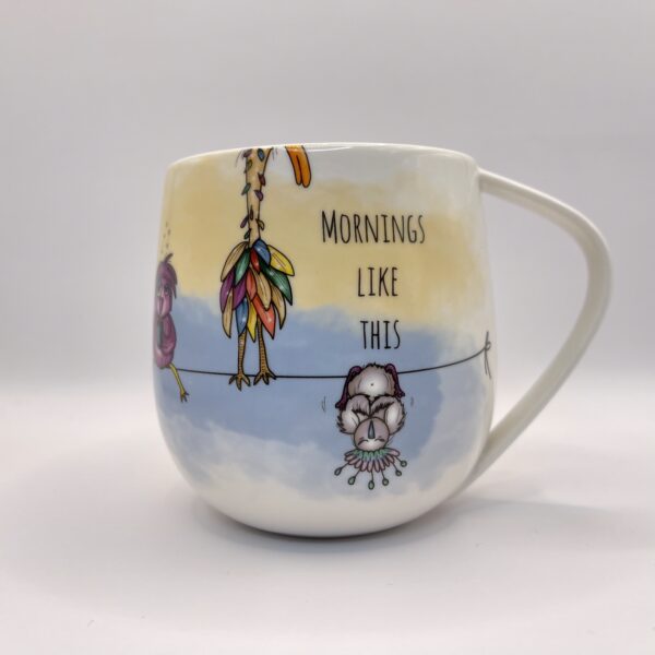 "Morning birds" Cup of happiness
