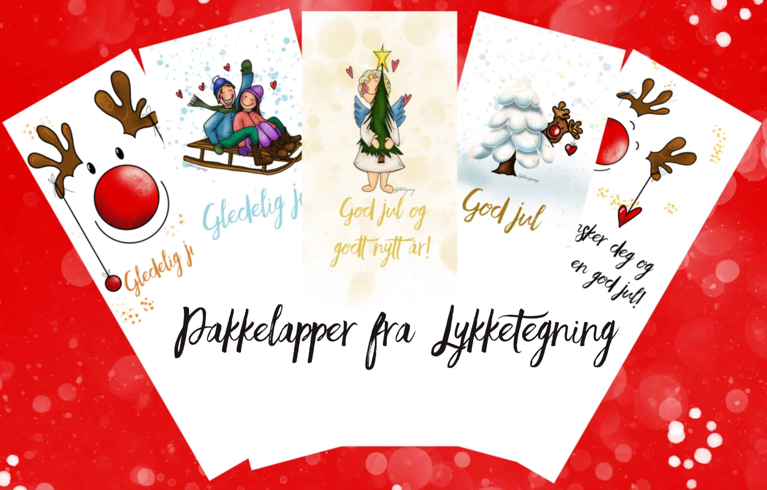 Pakkelapper fra lykketegning