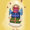Christmas cards Holy angels (snow) 10pack - Bild 4