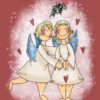 Christmas cards Holy angels (snow) 10pack - Bild 3