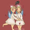 Christmas cards Holy angels (plain background) 10pack - Image 3