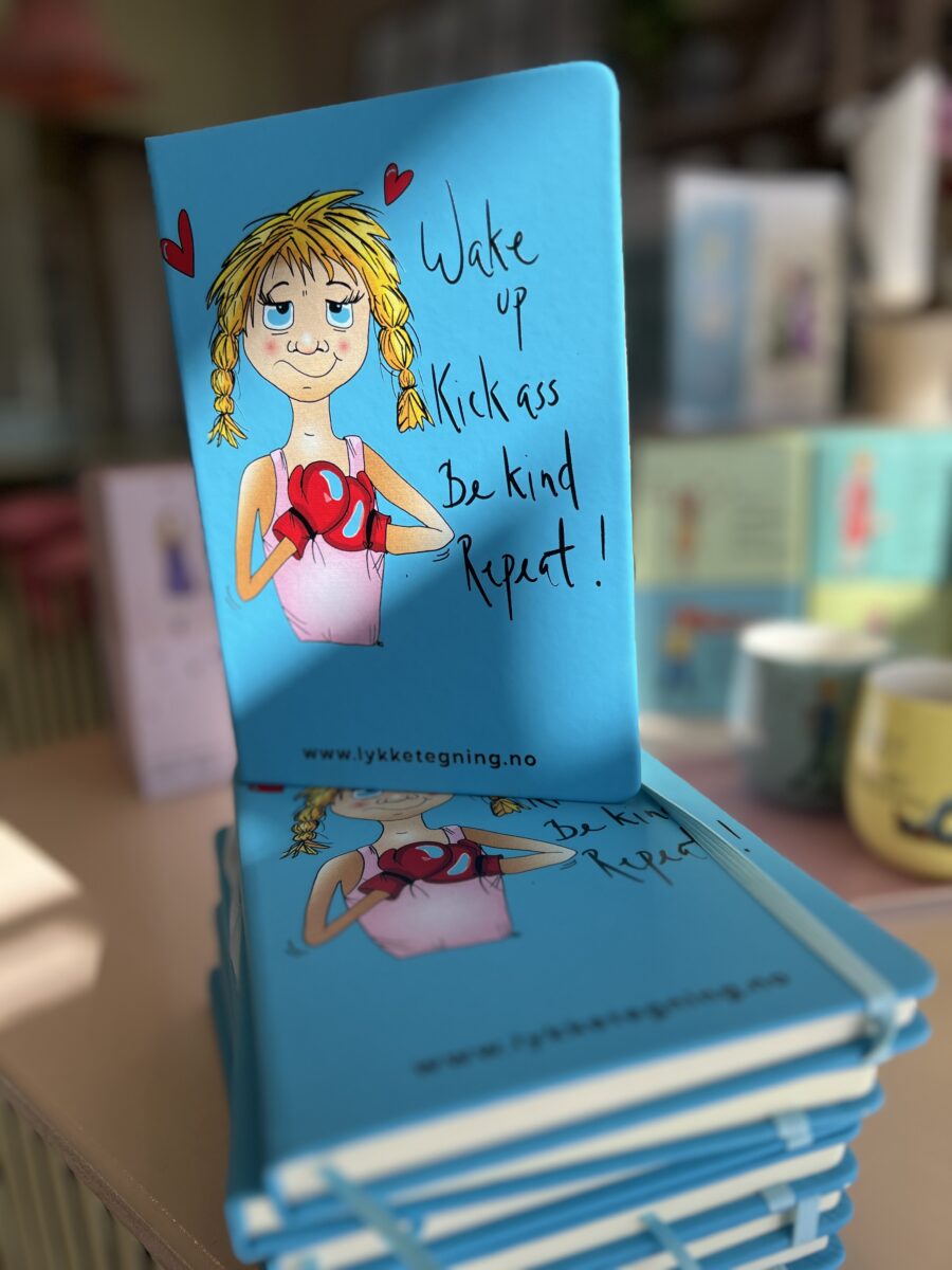 Notebook from Lykketegning
