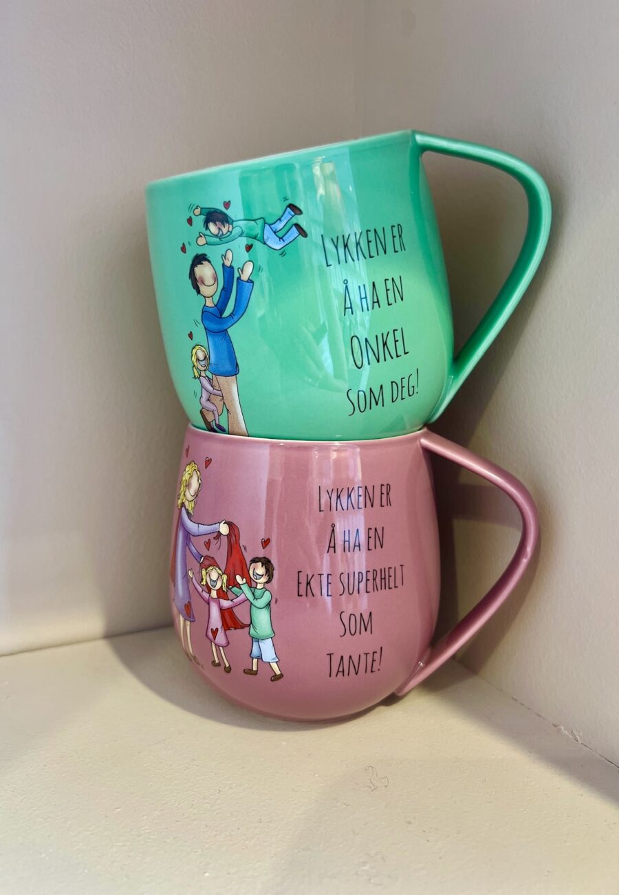 Cups Happy drawing Aunt and Uncle