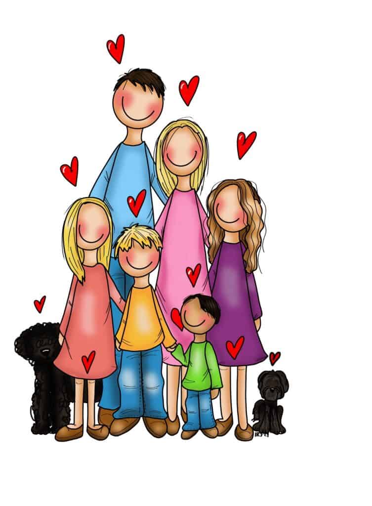 Family drawing