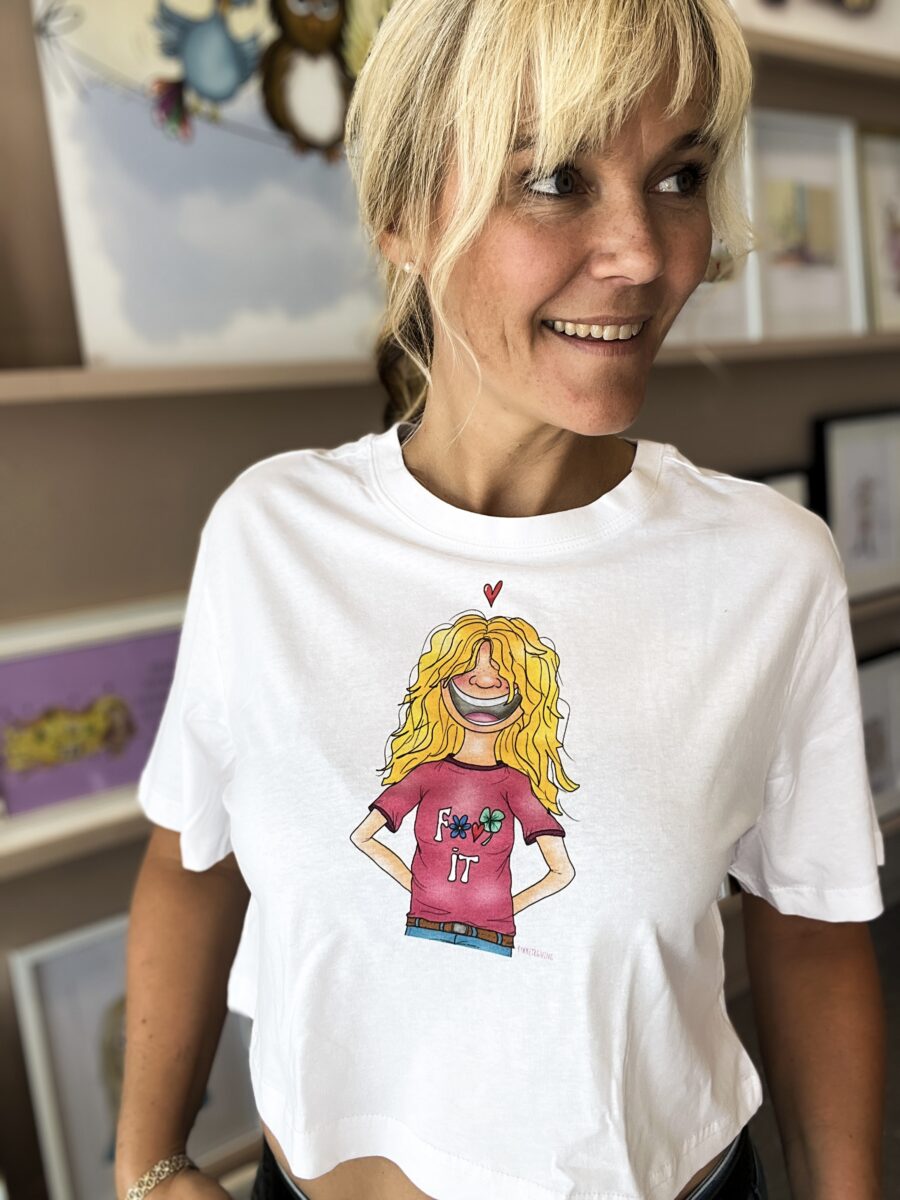 T-shirt "Do more of what makes you happy" Pink - Imagen 11