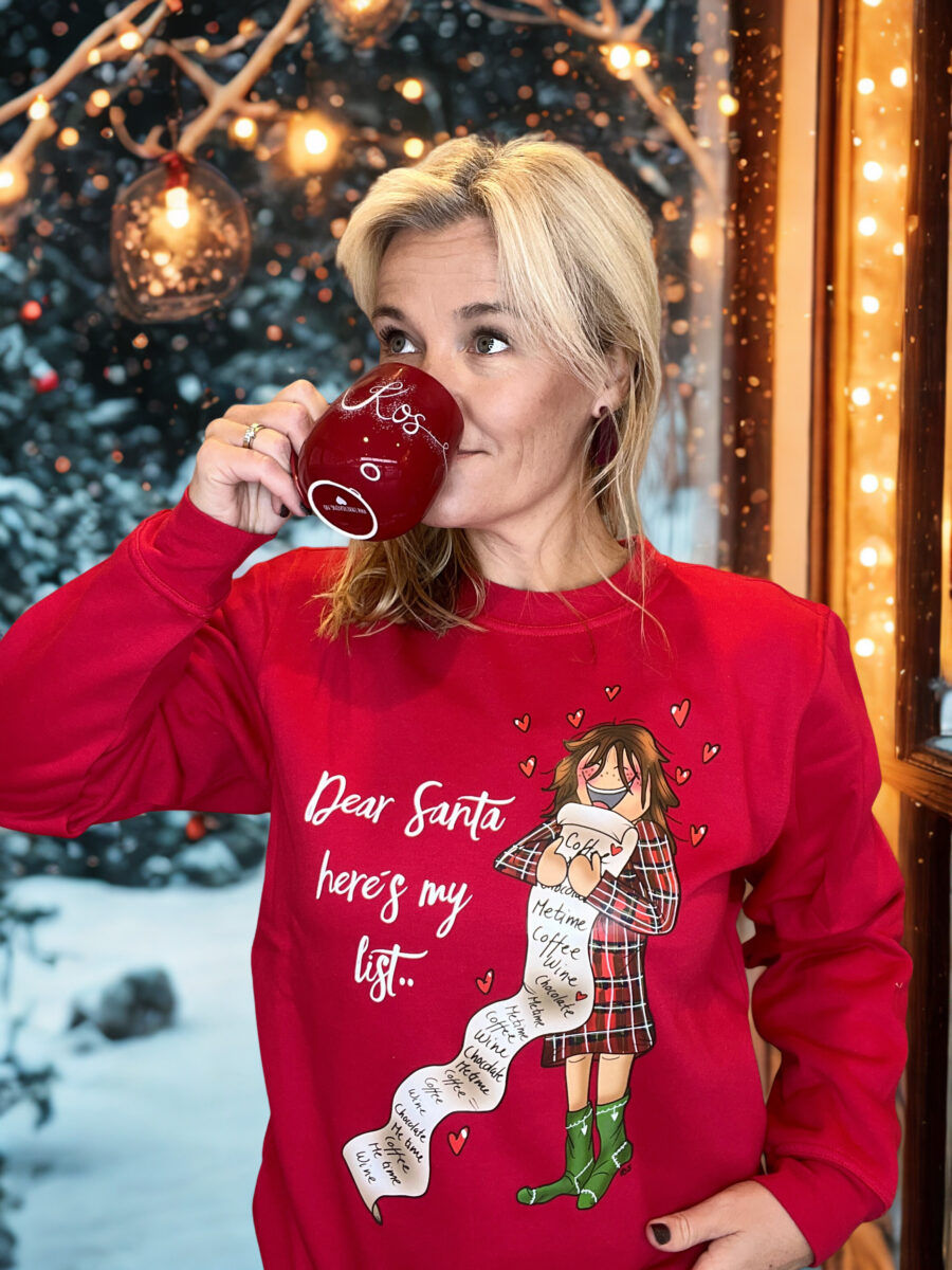 Julegenser fra Lykketegning Christmas list (rød) - Billede 4