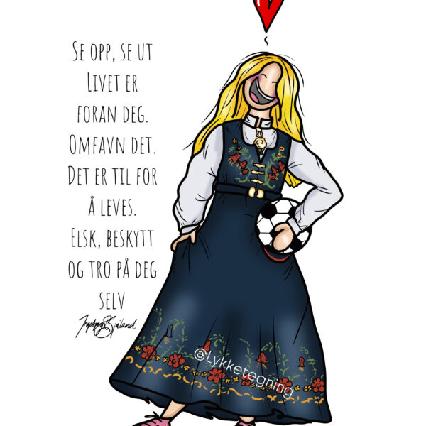 Konfirmasjonsgave Illustrasjon Jente