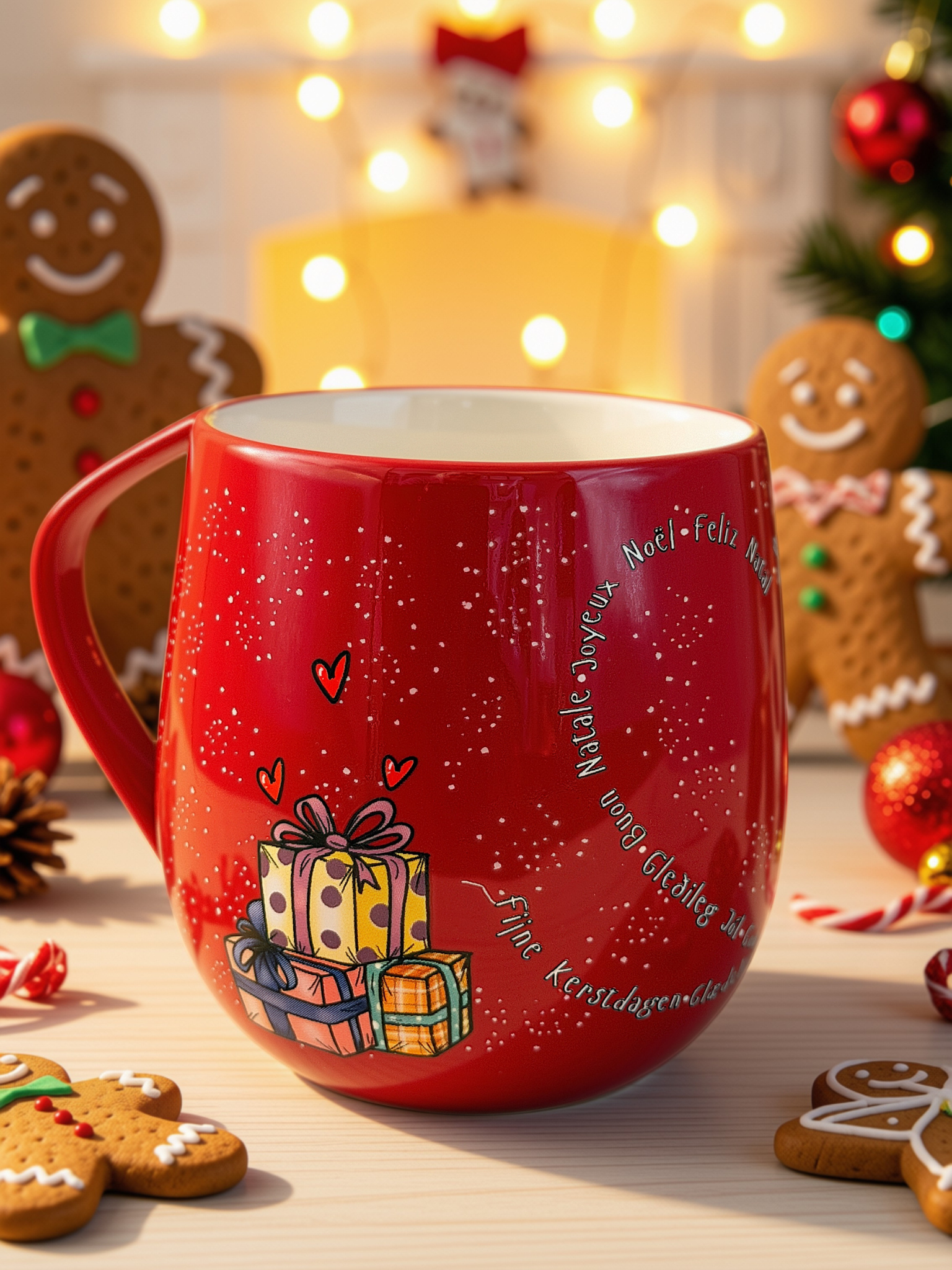 "Merry christmas/God jul" Lykkekopp - Bilde 3