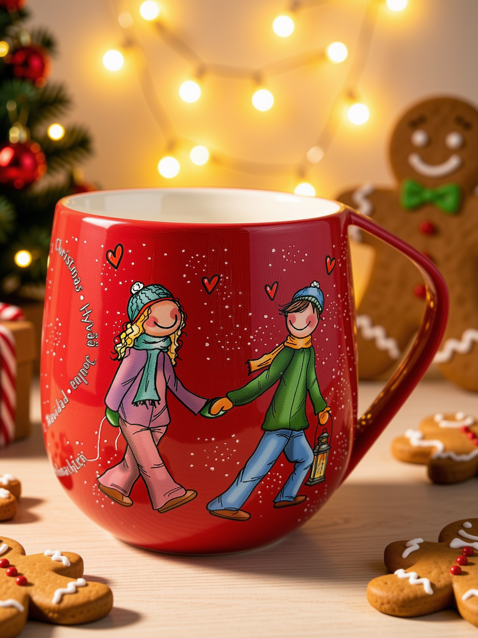 "Merry christmas/God jul" Lykkekopp