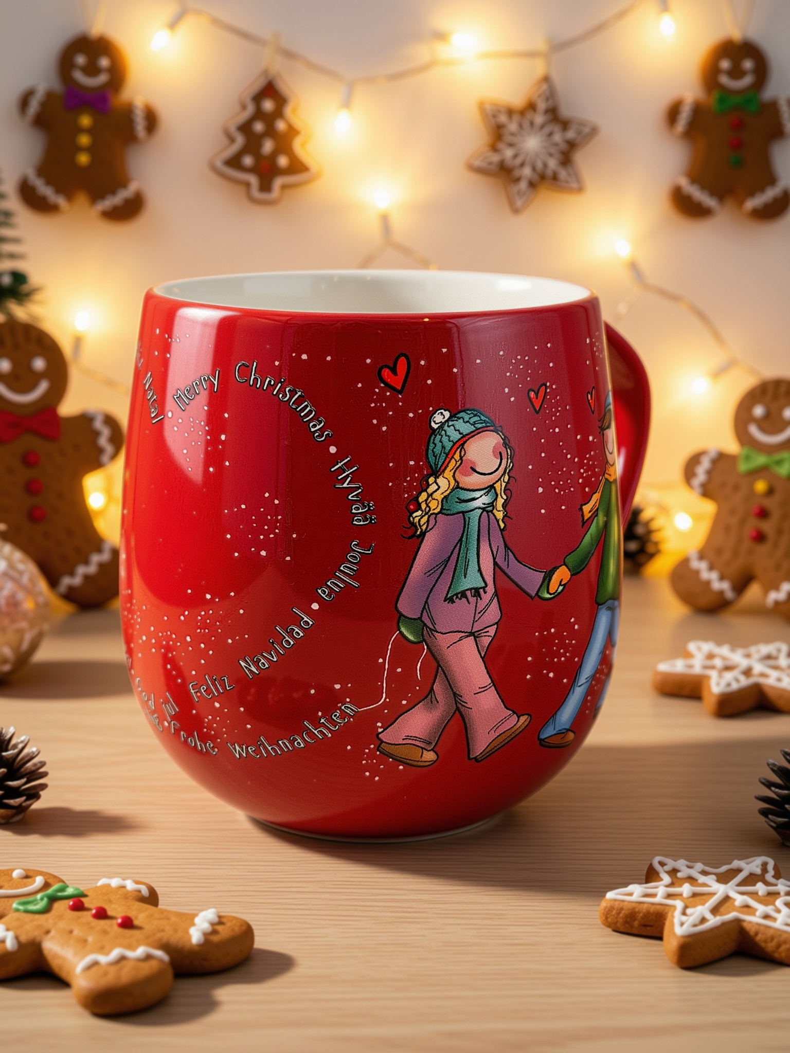 "Merry christmas/God jul" Lykkekopp - Bilde 2