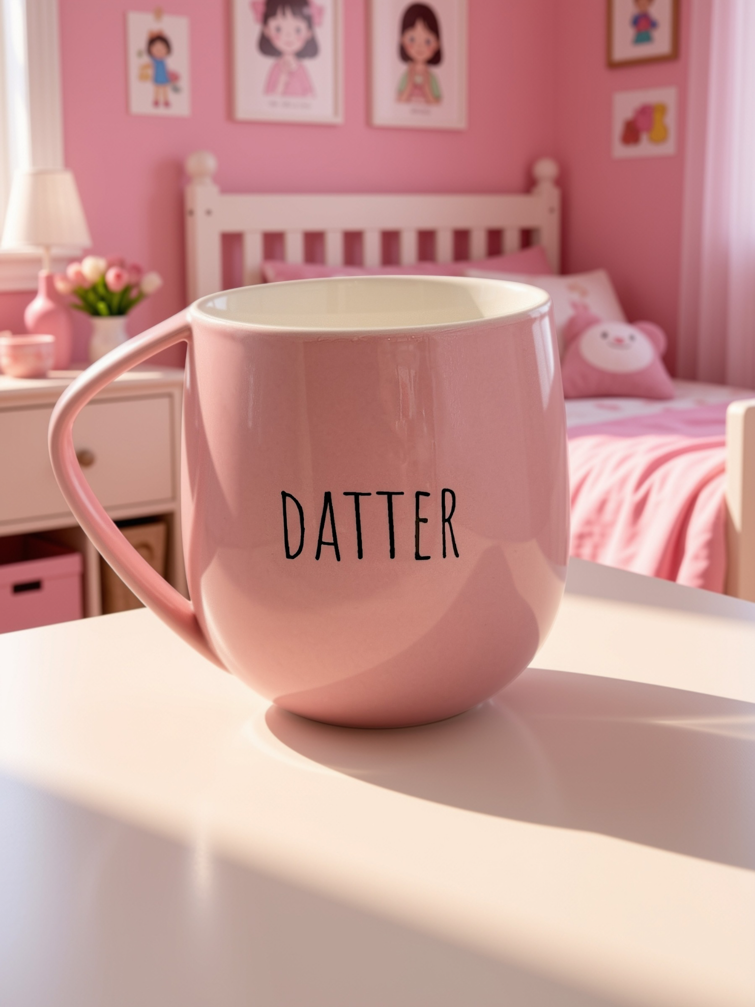 "Datter" Lykkekopp fra Lykketegning - Bilde 2