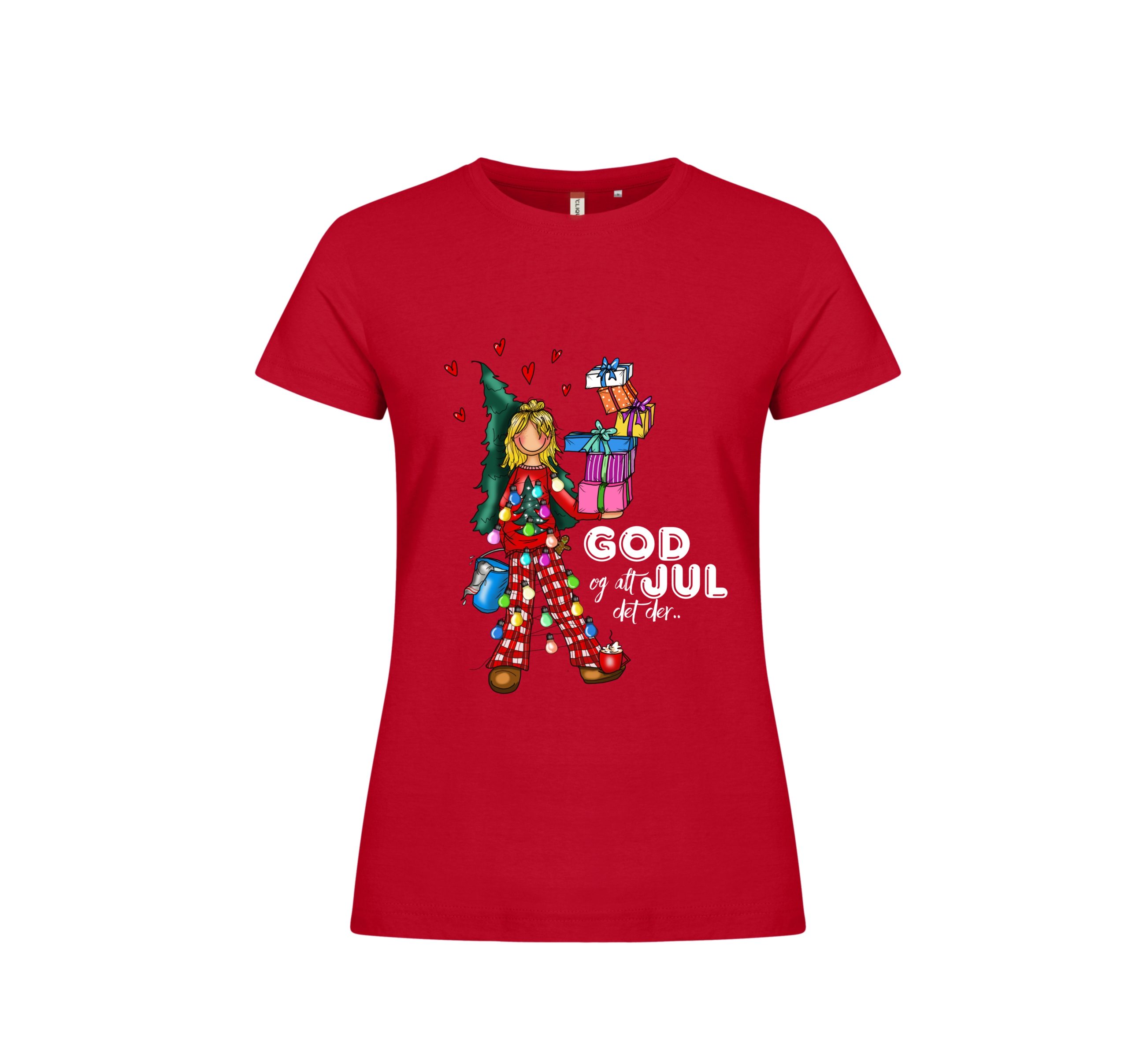 T-skjorte fra Lykketegning; God jul - Image 17