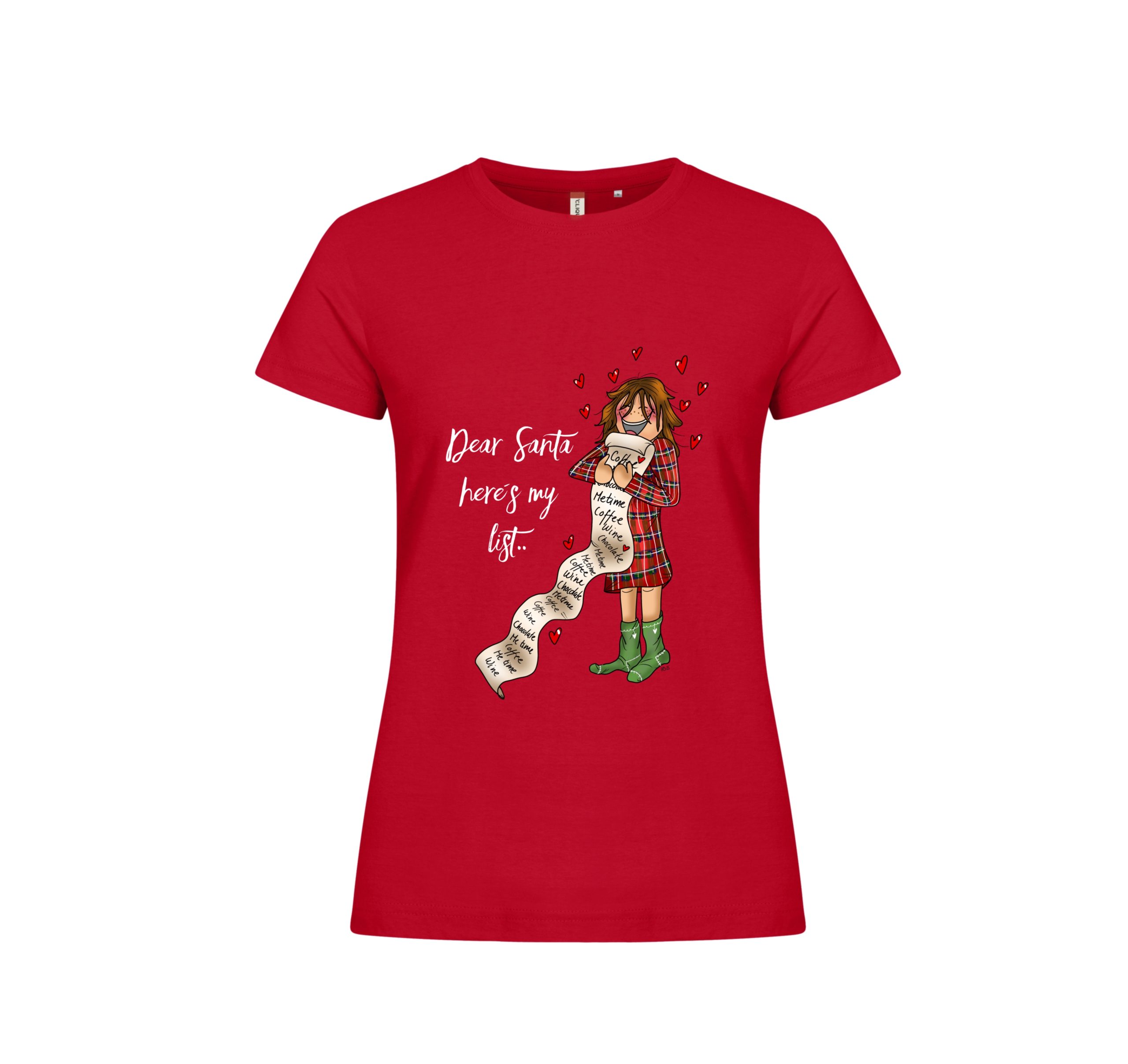 T-skjorte fra Lykketegning; God jul - Image 9