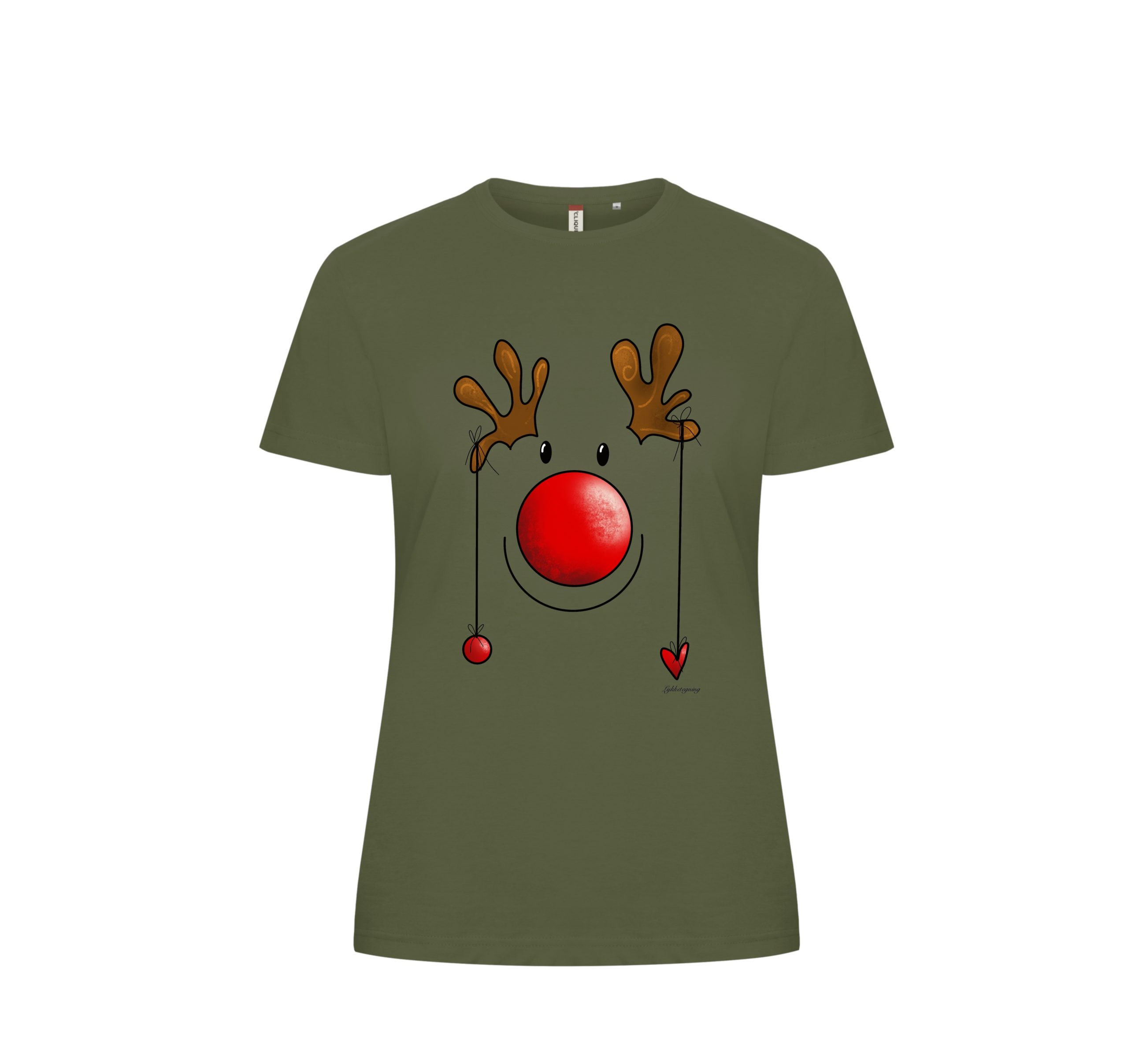 T-skjorte fra Lykketegning; God jul - Image 7