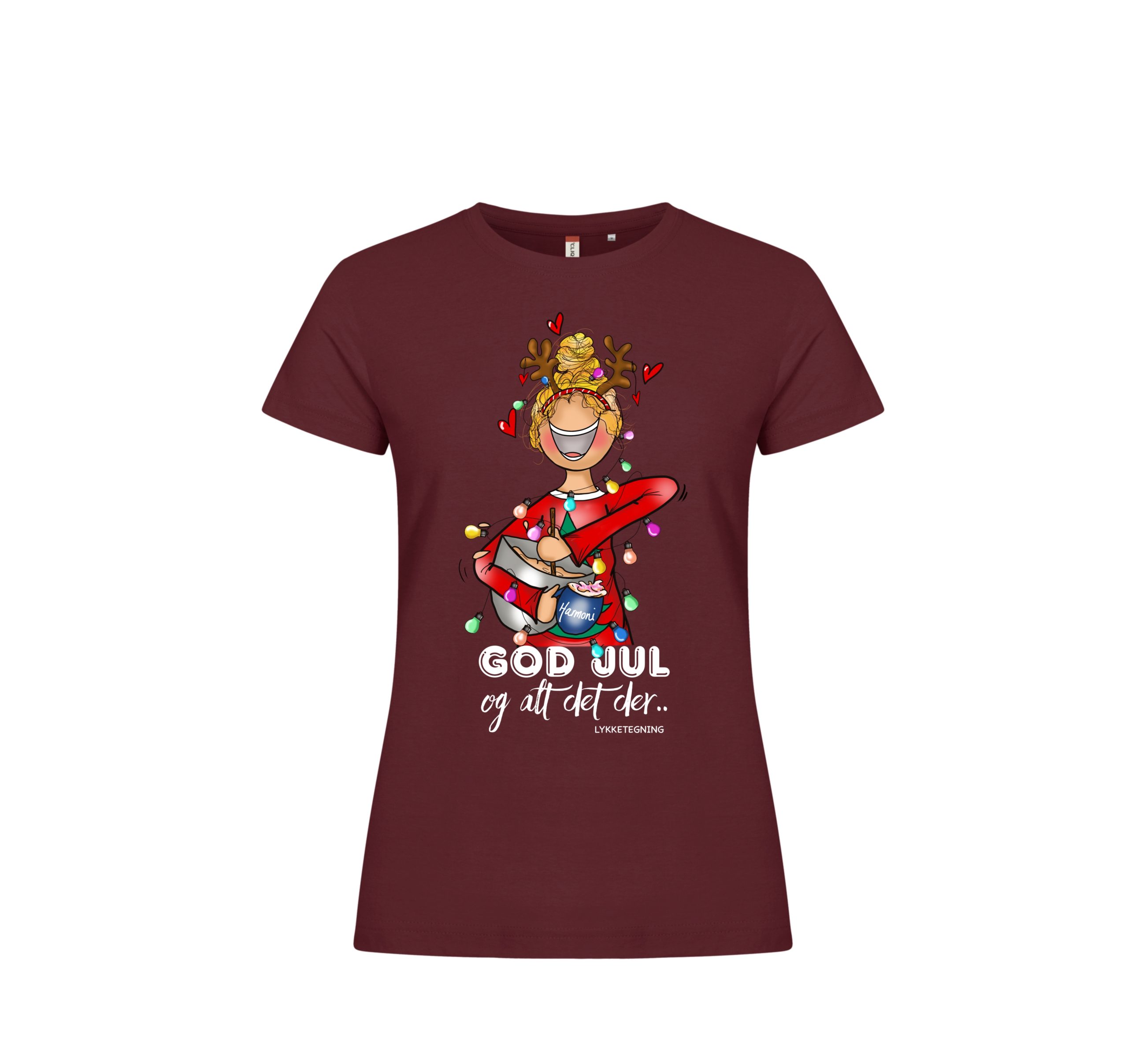 T-skjorte fra Lykketegning; God jul - Image 4